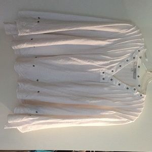 White boho guess shirt